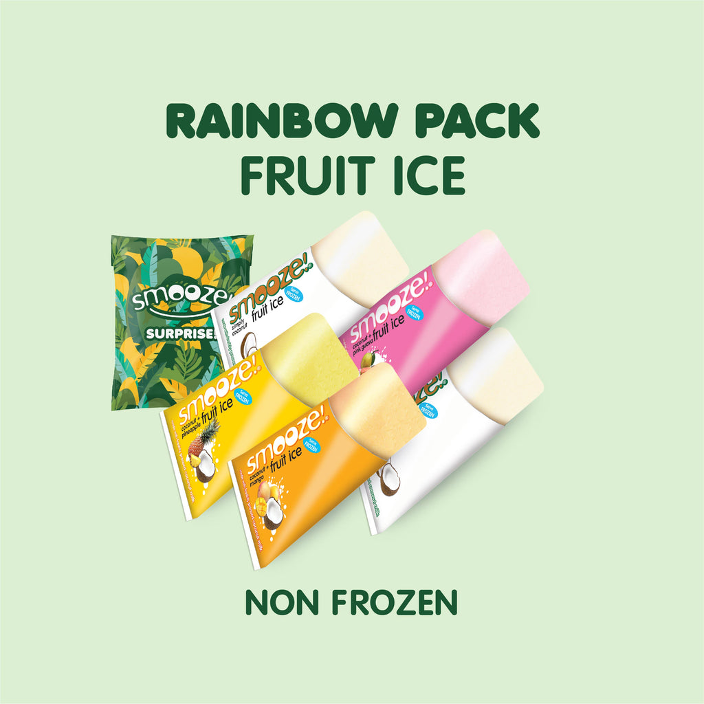 Smooze!™ Freeze-at-home Fruit Ice - Rainbow Pack (5x65ml)
