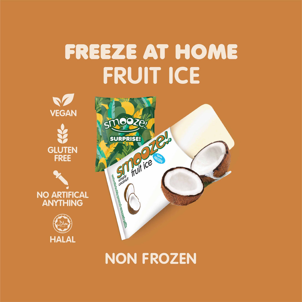 Smooze!™ Freeze-at-home Fruit Ice - Simply Coconut (5x65ml)